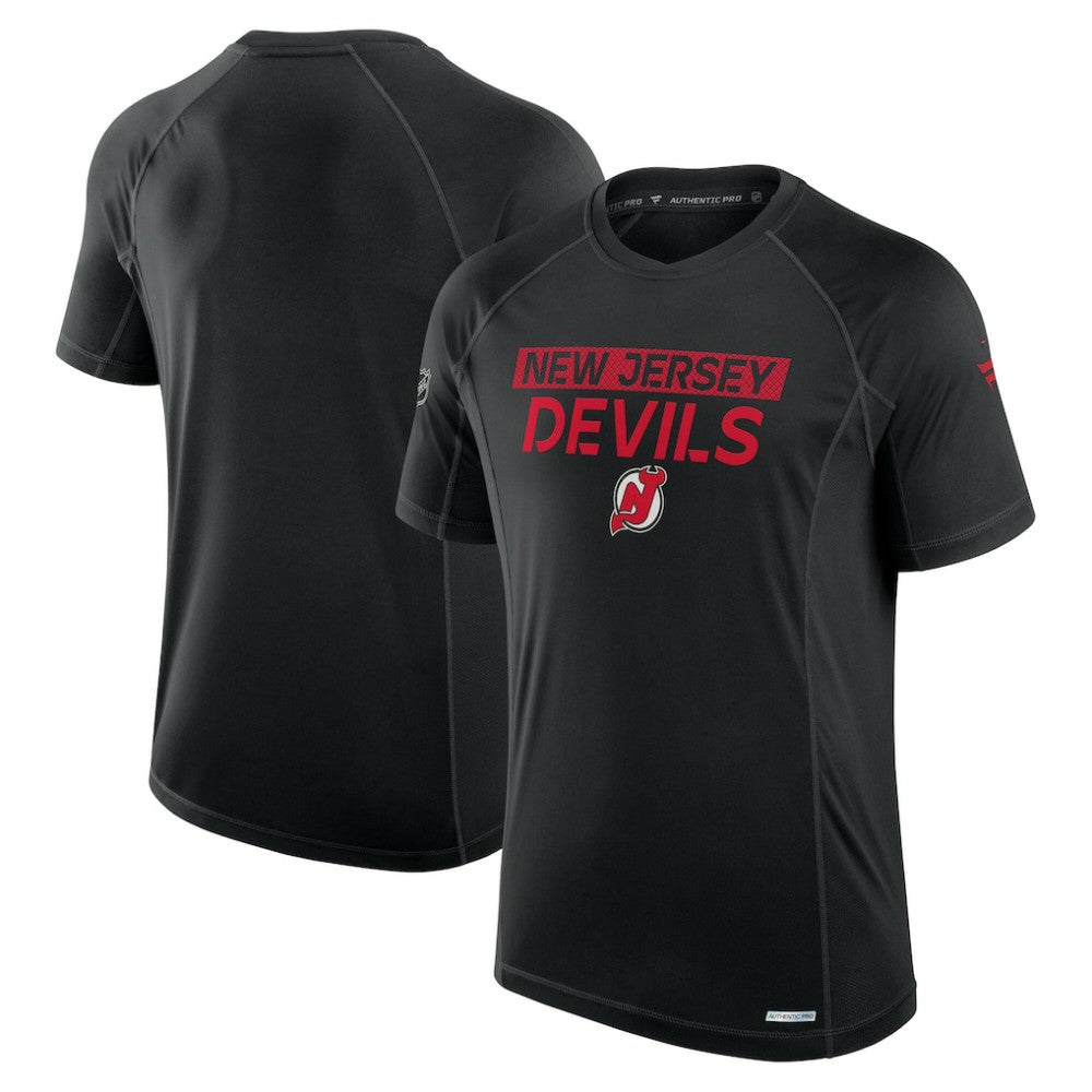 New Jersey Devils Fanatics Authentic Pro Rink Tech T-Shirt
