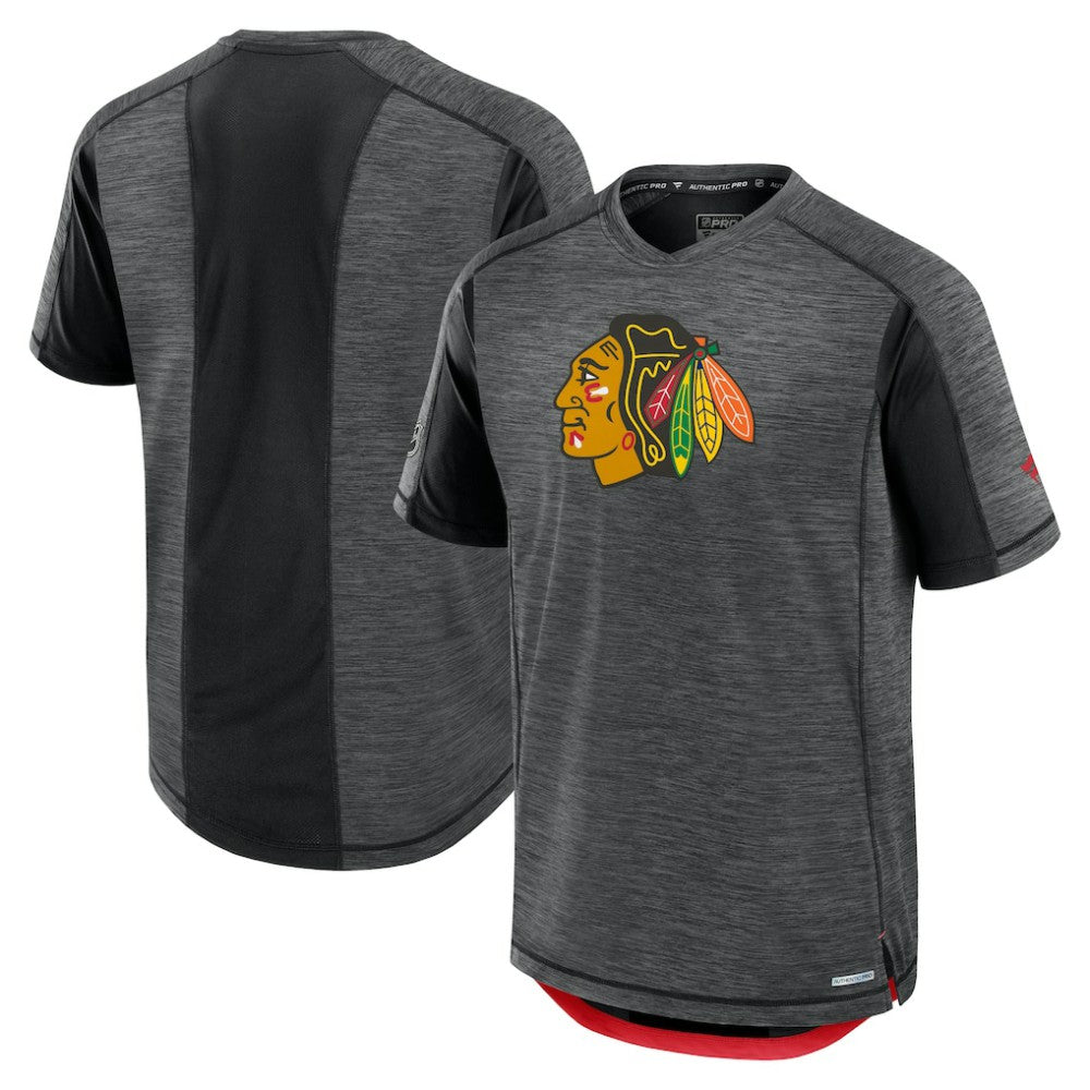 Chicago Blackhawks Fanatics Authentic Pro Rink Tech T-Shirt