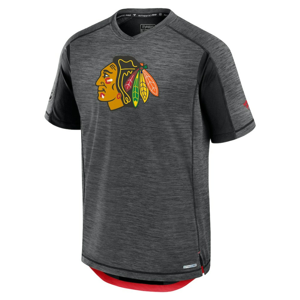 Chicago Blackhawks Fanatics Authentic Pro Rink Tech T-Shirt