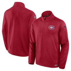 Montreal Canadiens Fanatics Authentic Pro Rink Quarter-Zip Jacket