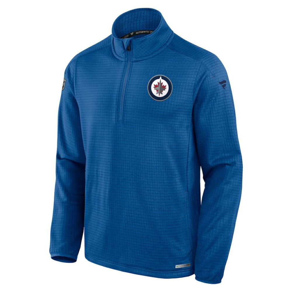 Winnipeg Jets Fanatics Authentic Pro Rink Quarter-Zip Jacket