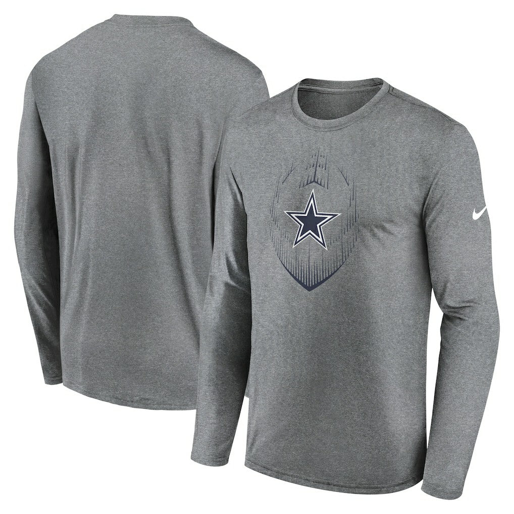 NFL Dallas Cowboys Icon Legend Performance Long Sleeve T-Shirt