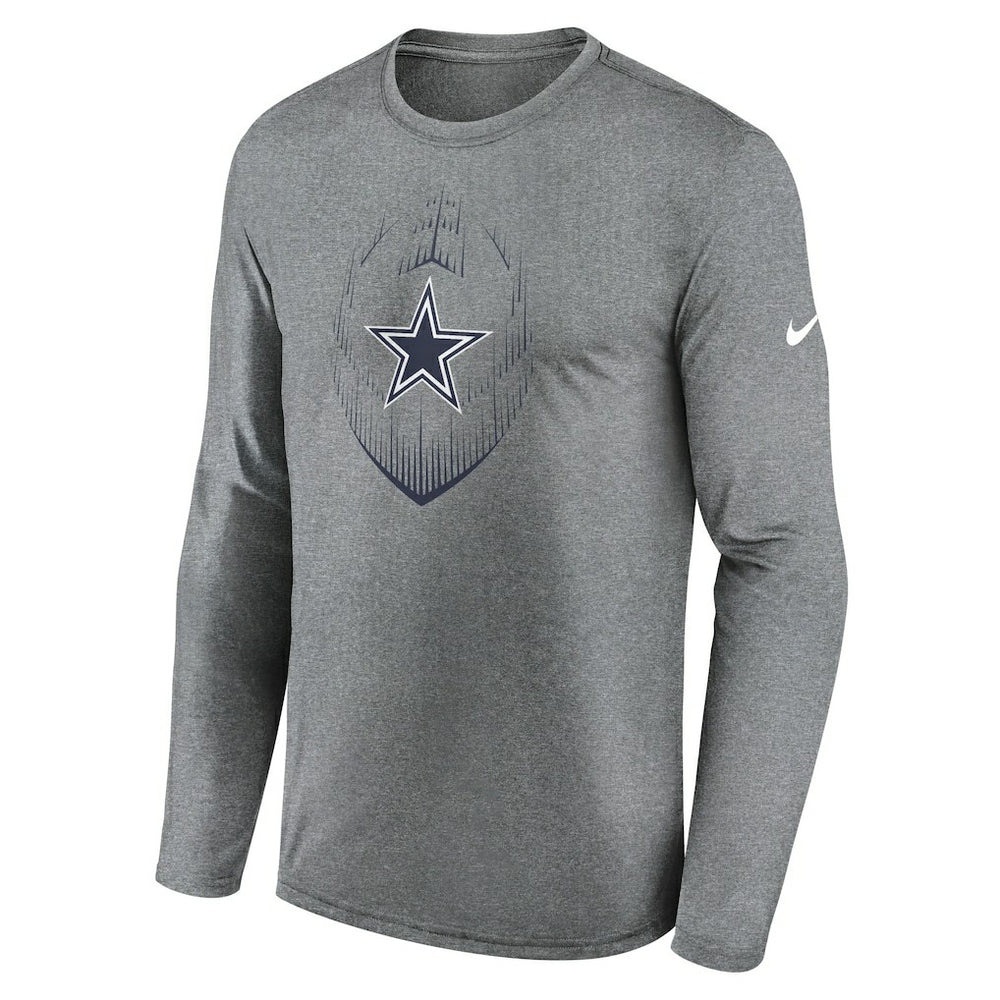 NFL Dallas Cowboys Icon Legend Performance Long Sleeve T-Shirt