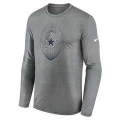 NFL Dallas Cowboys Icon Legend Performance Long Sleeve T-Shirt