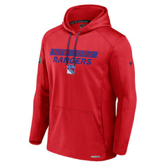 New York Rangers Fanatics Authentic Pro Rink Fleece Pullover Hoodie