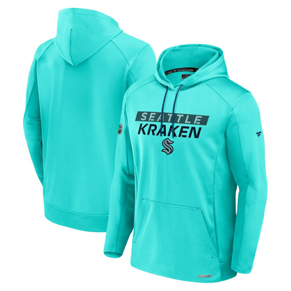 Seattle Kraken Fanatics Authentic Pro Rink Fleece Pullover Hoodie