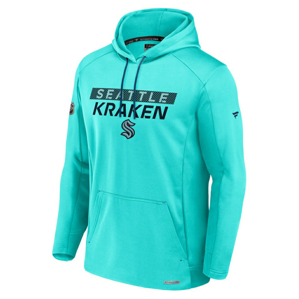 Seattle Kraken Fanatics Authentic Pro Rink Fleece Pullover Hoodie