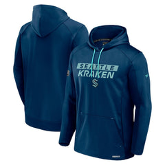 Seattle Kraken Fanatics Authentic Pro Rink Fleece Pullover Hoodie