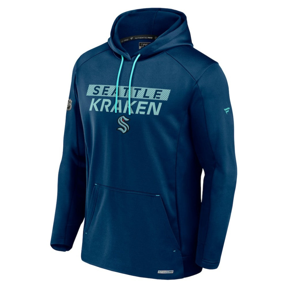 Seattle Kraken Fanatics Authentic Pro Rink Fleece Pullover Hoodie