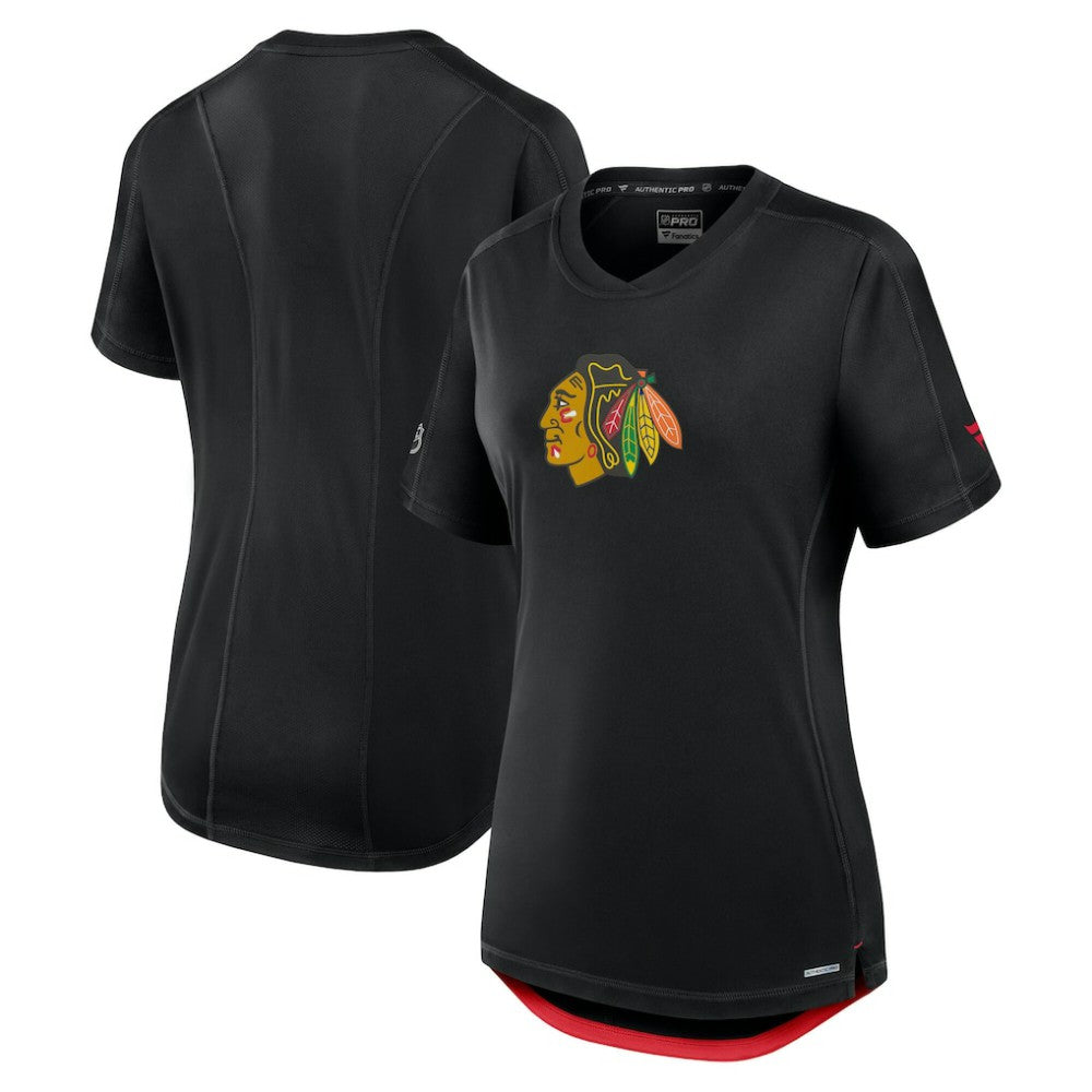 Chicago Blackhawks Fanatics Women's Authentic Pro Rink T-Shirt