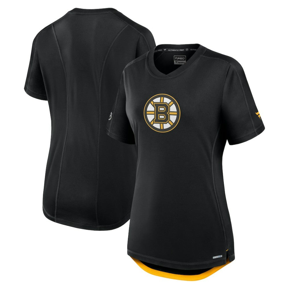 Boston Bruins Fanatics Women's Authentic Pro Rink Tech T-Shirt
