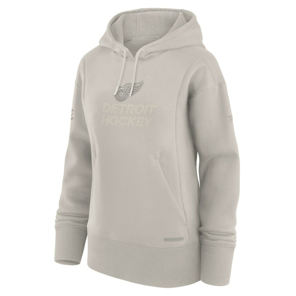 Detroit Red Wings Fanatics Women's Authentic Pro Road Pullover Hoodie