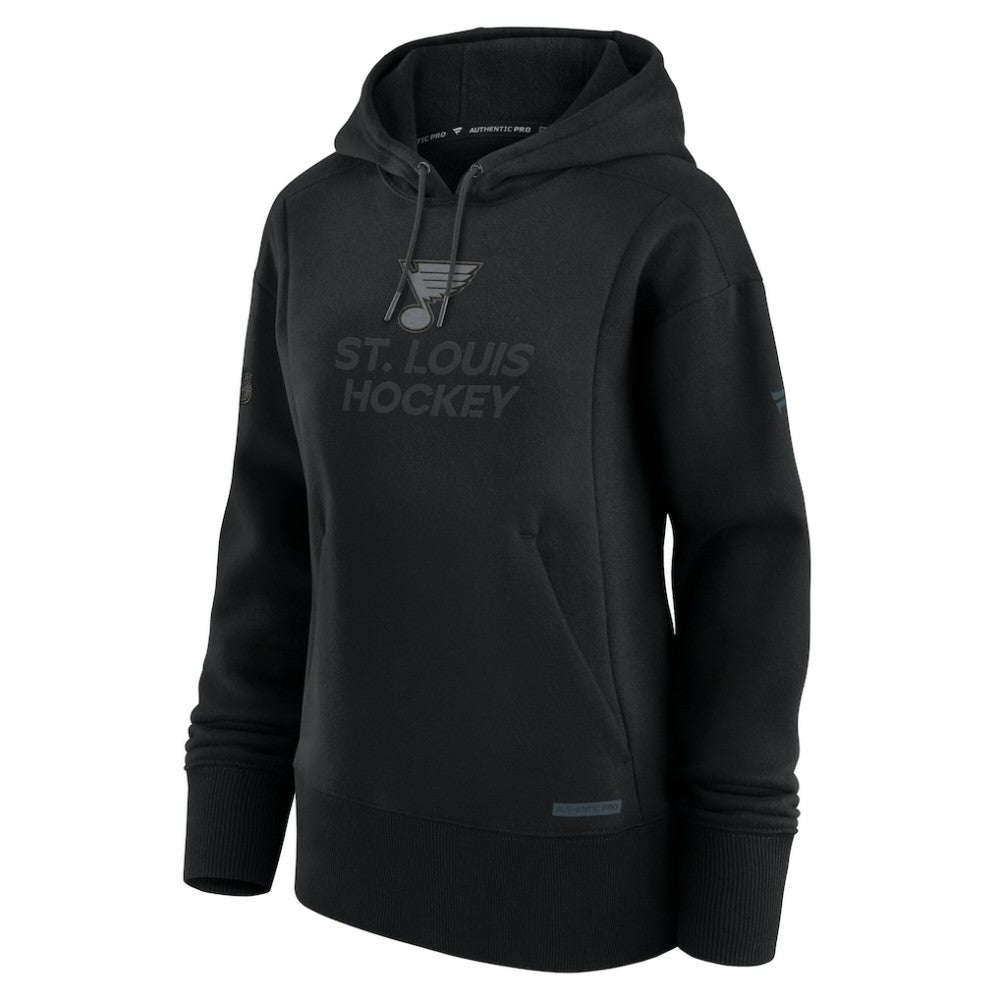St. Louis Blues Fanatics Women's Authentic Pro Road Pullover Hoodie