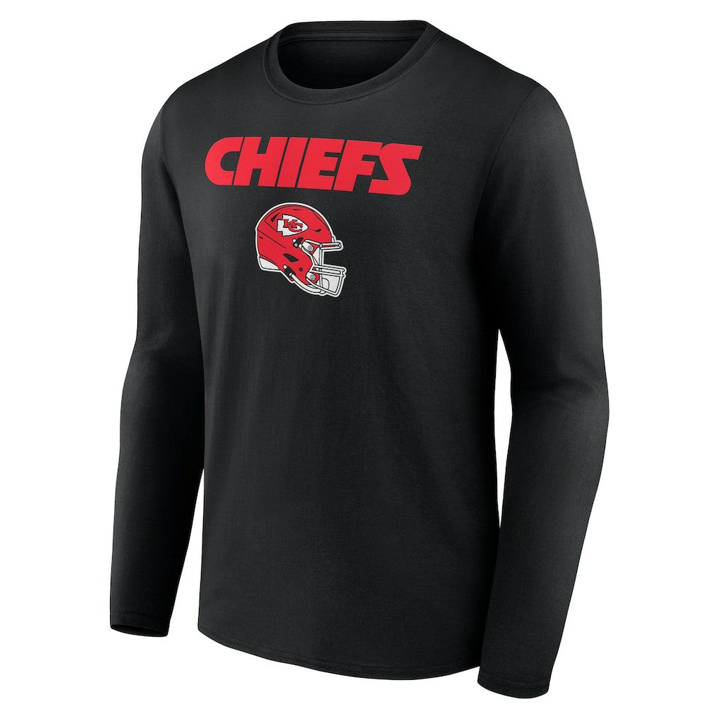 NFL Kansas City Chiefs Travis Kelce  Team Wordmark Player Name & Number Long Sleeve T-Shirt