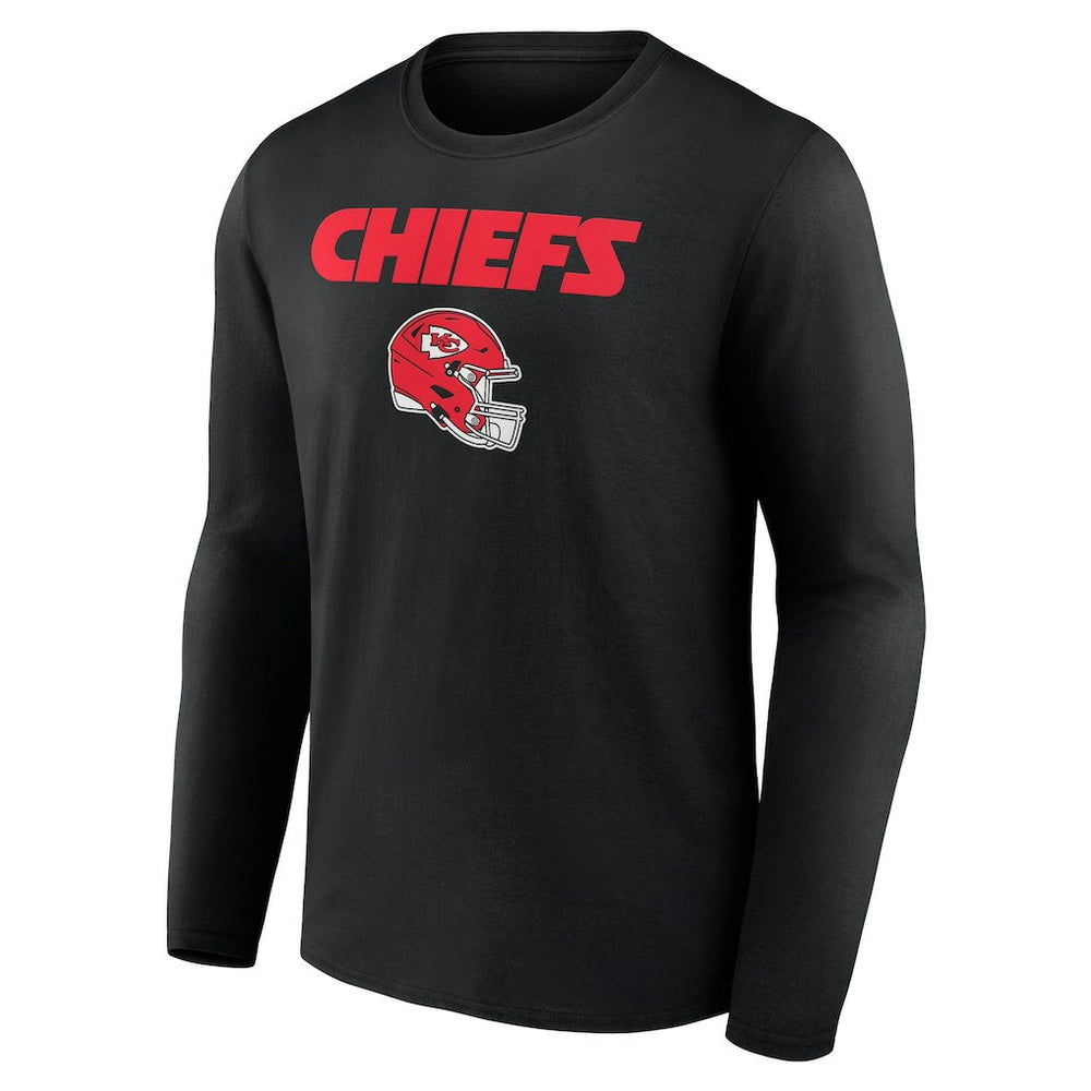 NFL Kansas City Chiefs Travis Kelce  Team Wordmark Player Name & Number Long Sleeve T-Shirt