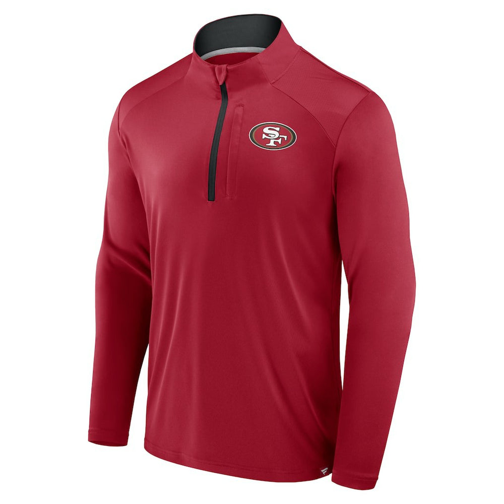 NFL San Francisco 49ers Defender Long Sleeve Quarter-Zip Jacket