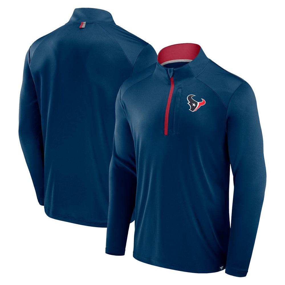 NFL Houston Texans Defender Long Sleeve Quarter-Zip Jacket