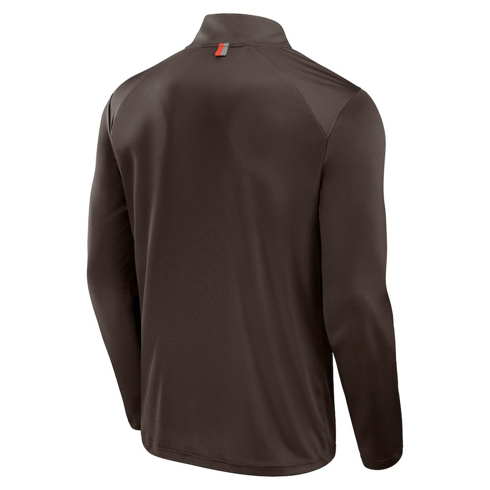 NFL Cleveland Browns Defender Long Sleeve Quarter-Zip Jacket