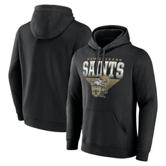 NFL New Orleans Saints Geometric Chrome Pullover Hoodie