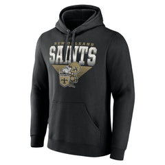 NFL New Orleans Saints Geometric Chrome Pullover Hoodie