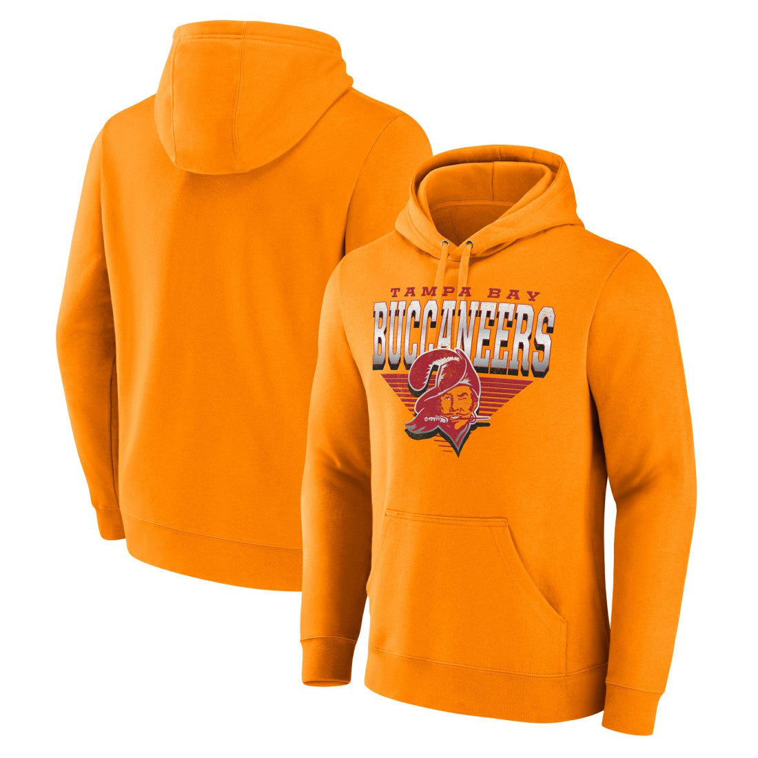 NFL Tampa Bay Buccaneers Geometric Chrome Pullover Hoodie