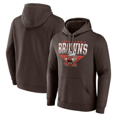 NFL Cleveland Browns Geometric Chrome Pullover Hoodie