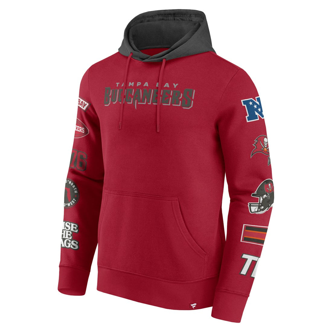 NFL Tampa Bay Buccaneers Patched Out Pullover Hoodie
