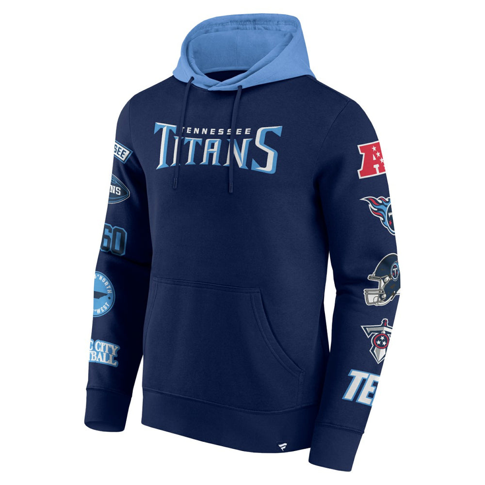 NFL Tennessee Titans Patched Out Pullover Hoodie