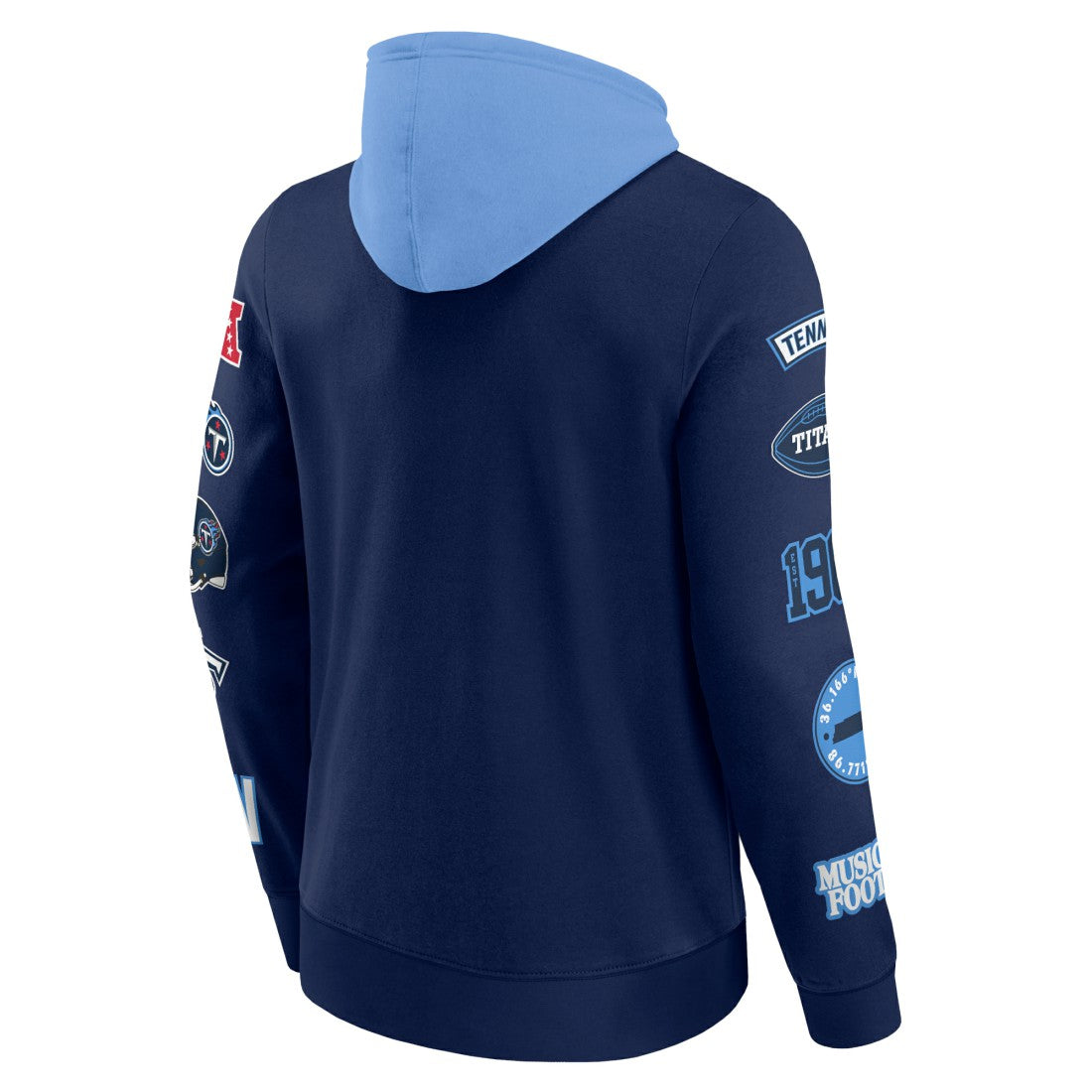 NFL Tennessee Titans Patched Out Pullover Hoodie