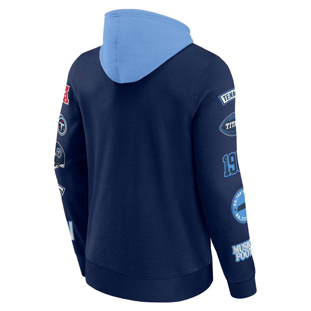 NFL Tennessee Titans Patched Out Pullover Hoodie