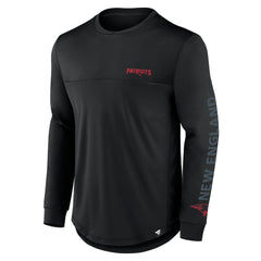 NFL New England Patriots Blackout Long Sleeve T-Shirt