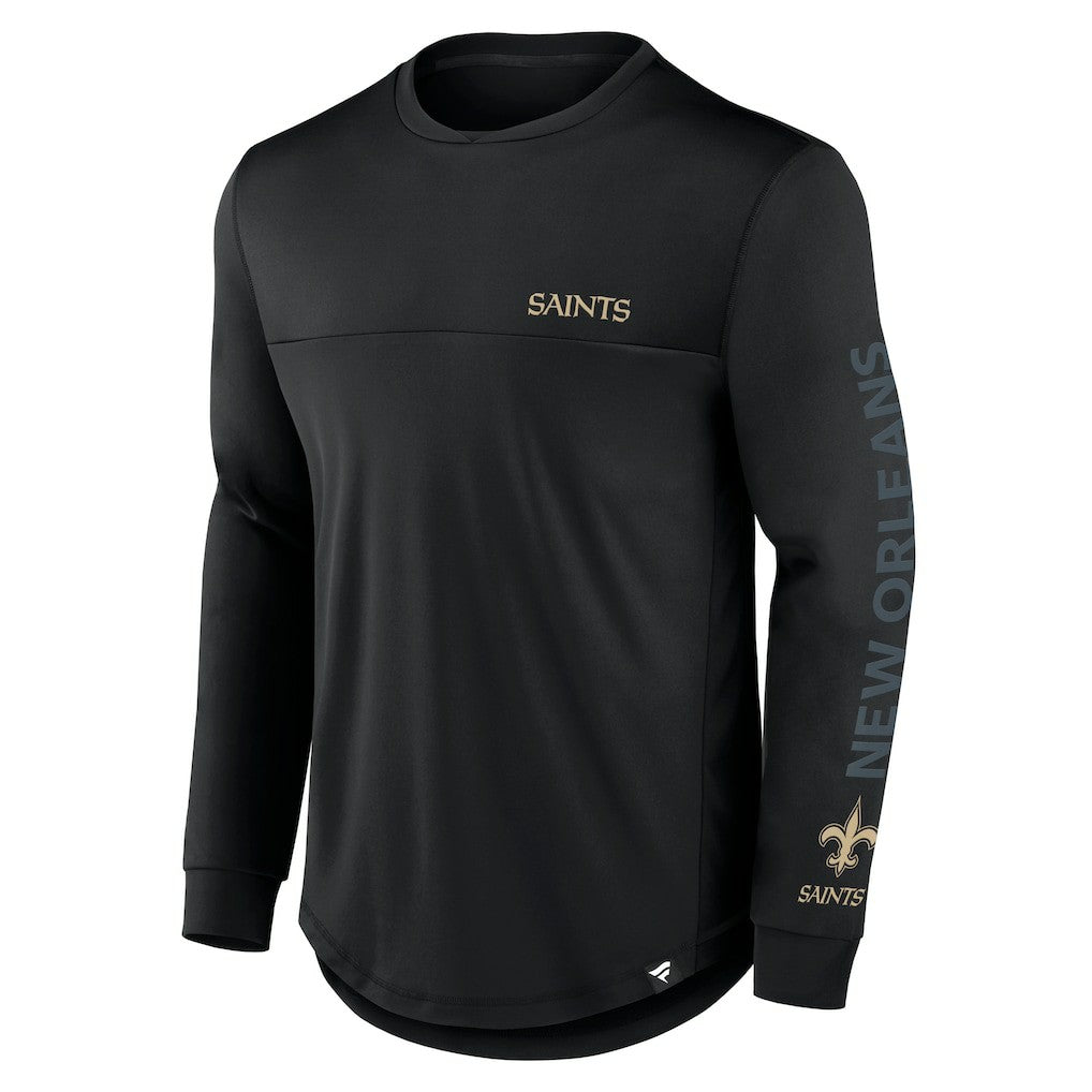 NFL New Orleans Saints Blackout Long Sleeve T-Shirt