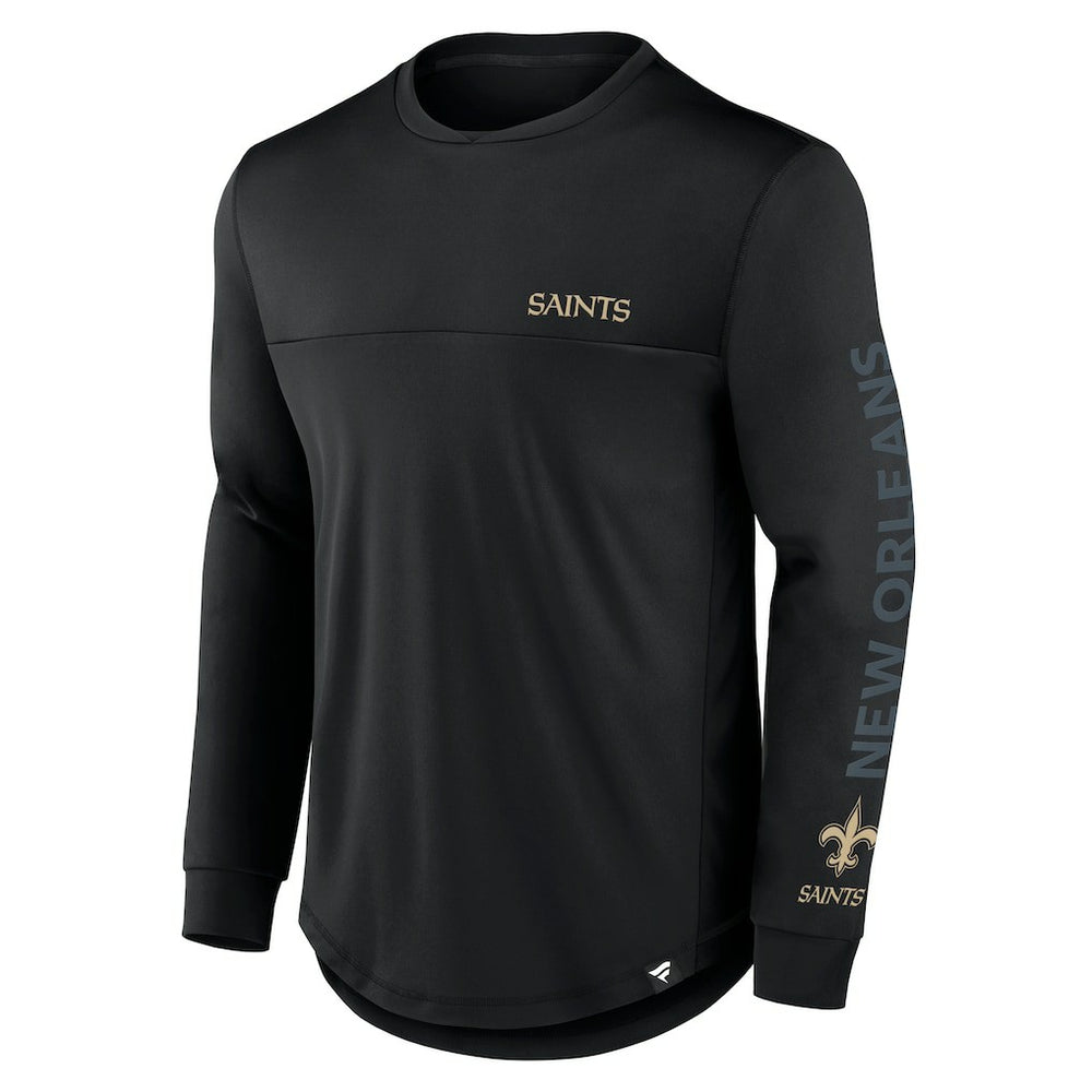 NFL New Orleans Saints Blackout Long Sleeve T-Shirt