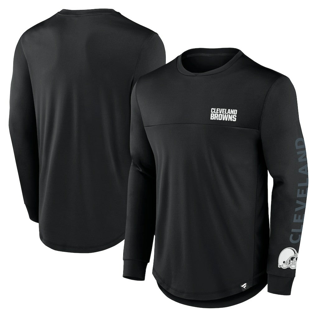 NFL Cleveland Browns Blackout Long Sleeve T-Shirt