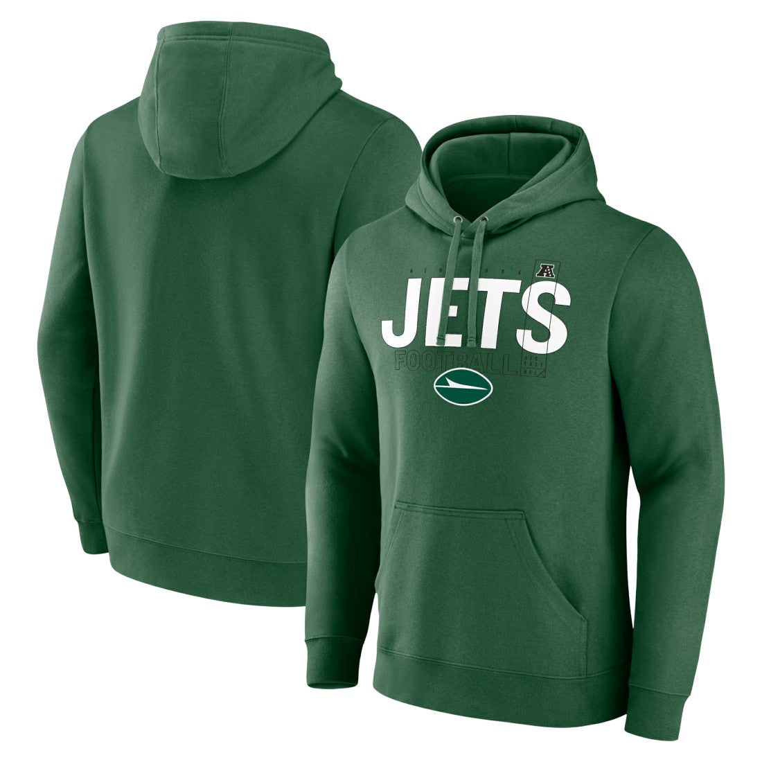 NFL New York Jets Pylon Outline Pullover Hoodie