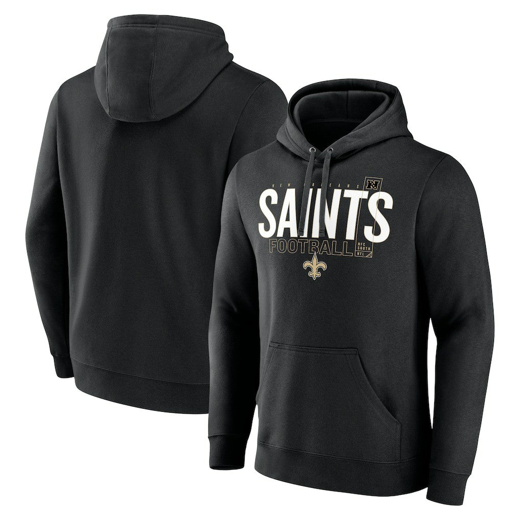 NFL New Orleans Saints Pylon Outline Pullover Hoodie