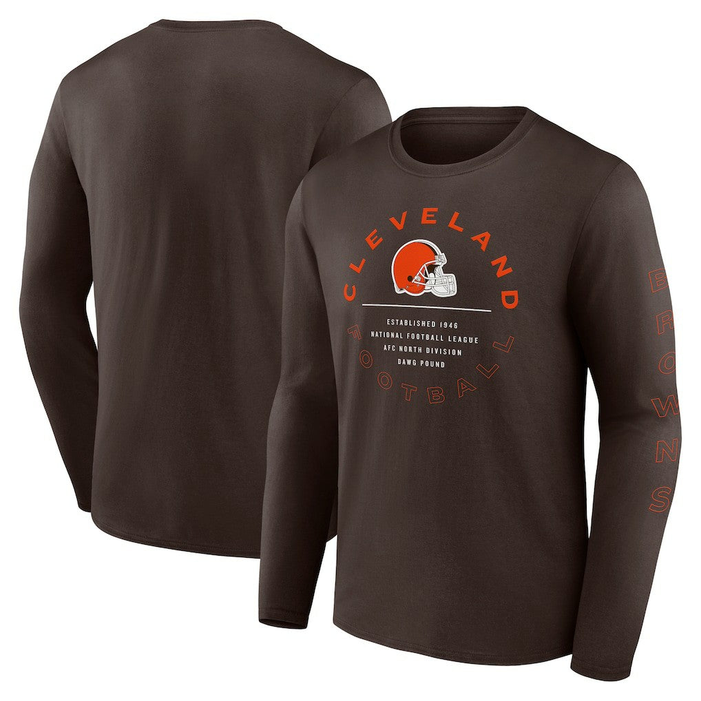 NFL Cleveland Browns Stat Sheet Long Sleeve T-Shirt