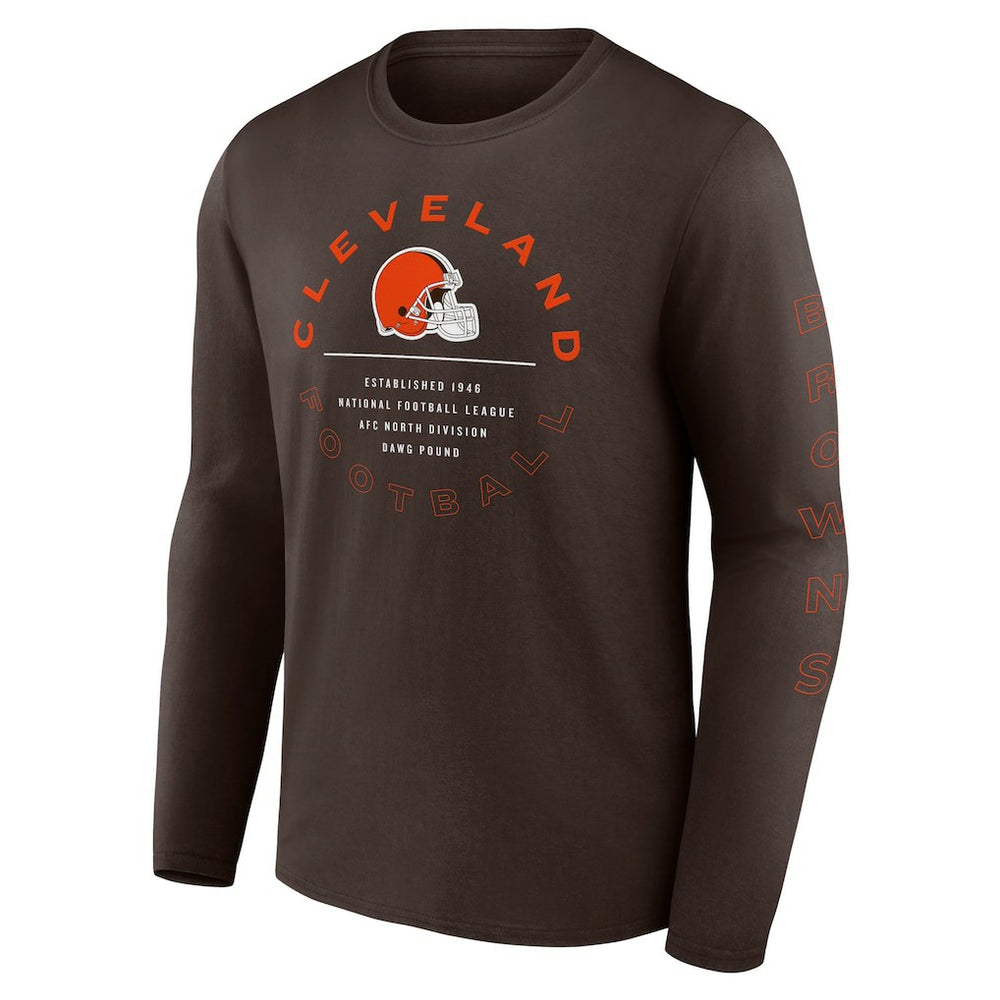 NFL Cleveland Browns Stat Sheet Long Sleeve T-Shirt
