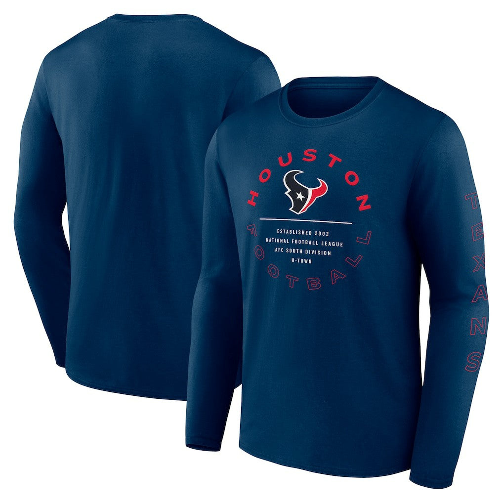 NFL Houston Texans Stat Sheet Long Sleeve T-Shirt
