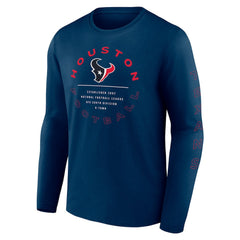 NFL Houston Texans Stat Sheet Long Sleeve T-Shirt