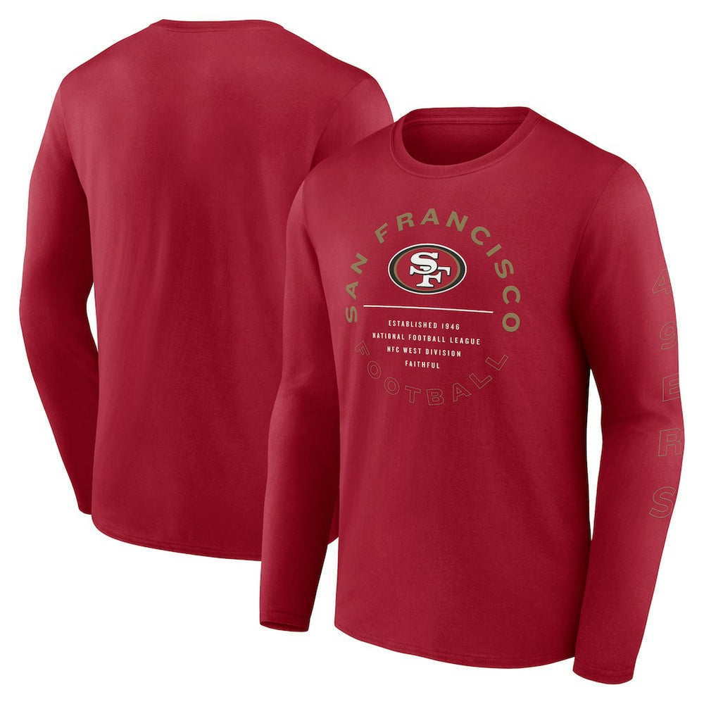 NFL San Francisco 49ers Stat Sheet Long Sleeve T-Shirt