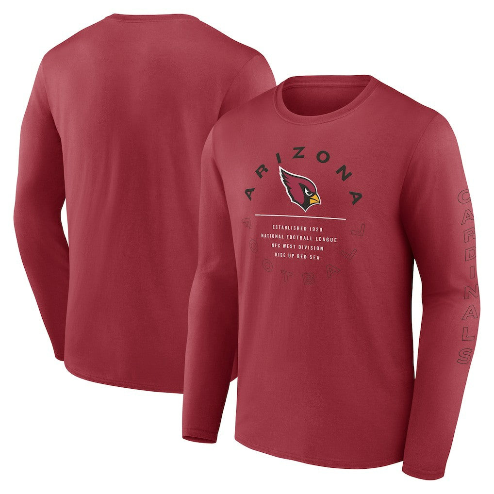 NFL Arizona Cardinals Stat Sheet Long Sleeve T-Shirt
