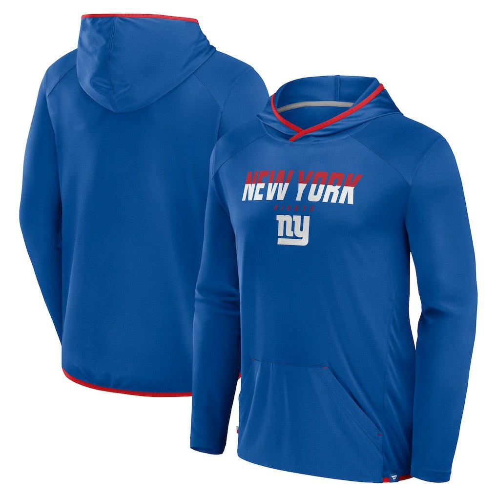 NFL New York Giants Transitional Defender Hoodie Long Sleeve T-Shirt