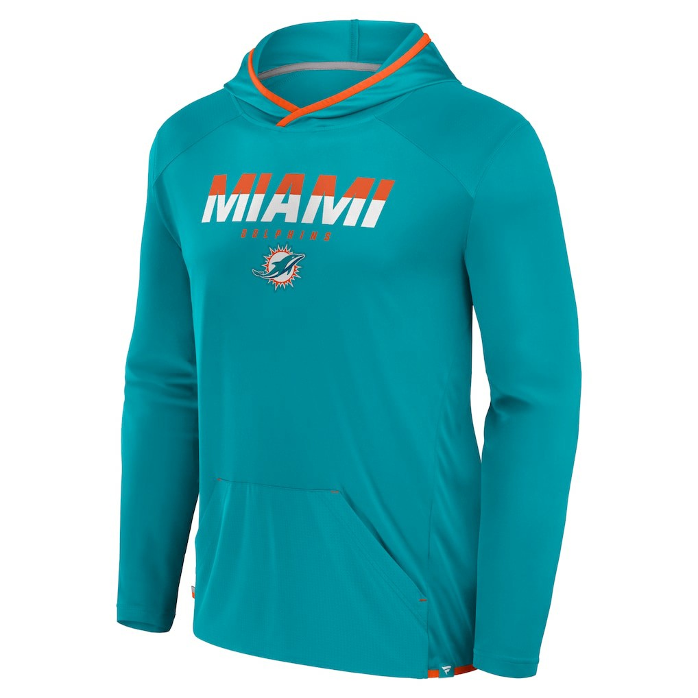 NFL Miami Dolphins Transitional Defender Hoodie Long Sleeve T-Shirt