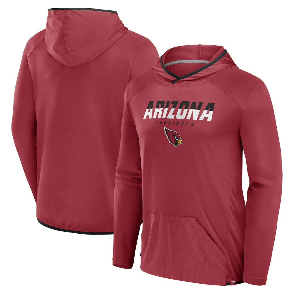 NFL Arizona Cardinals Transitional Defender Hoodie Long Sleeve T-Shirt