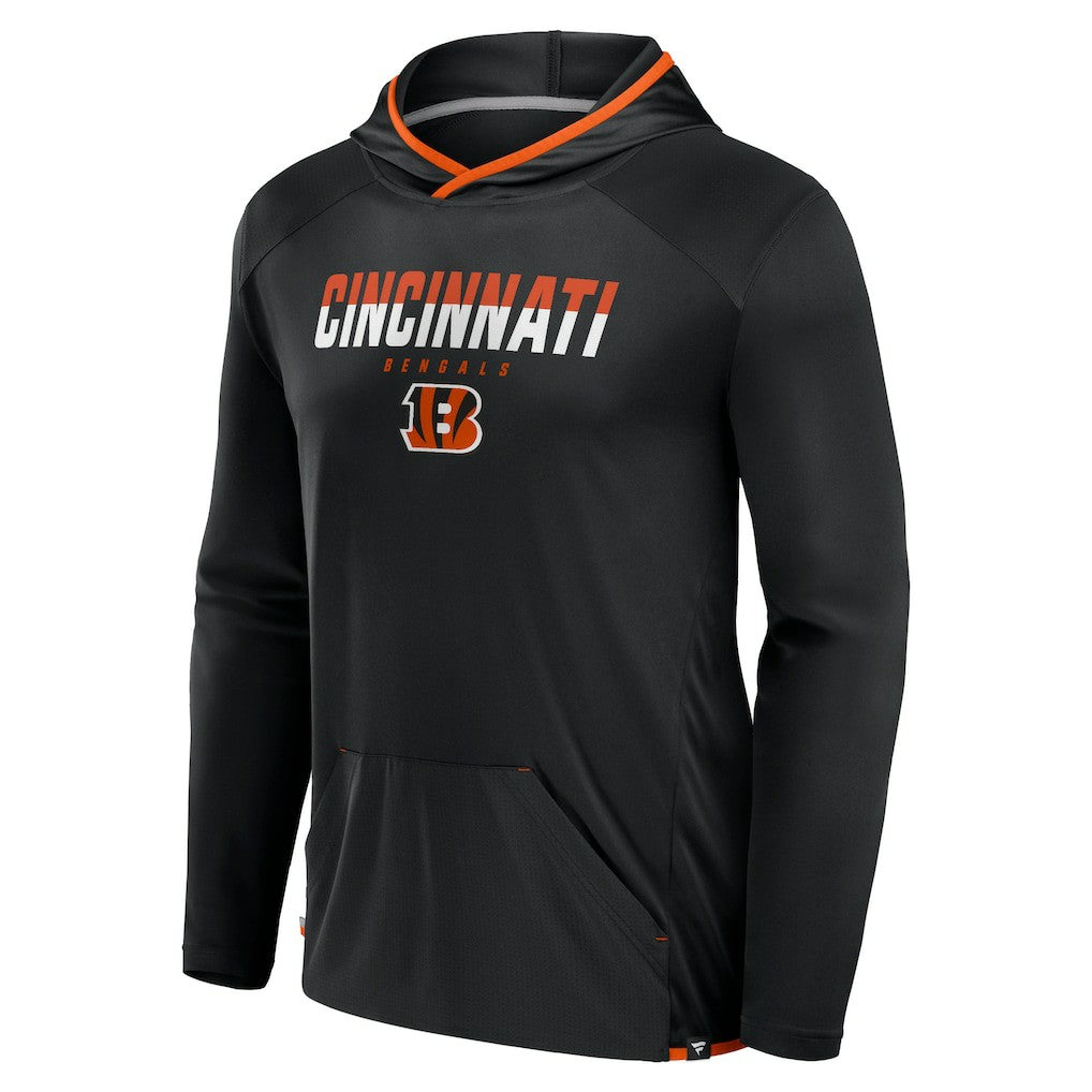 NFL Cincinnati Bengals Transitional Defender Hoodie Long Sleeve T-Shirt