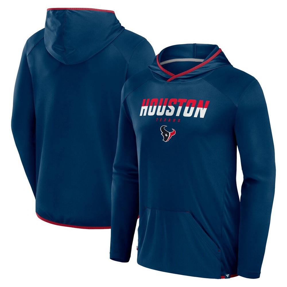 NFL Houston Texans Transitional Defender Hoodie Long Sleeve T-Shirt