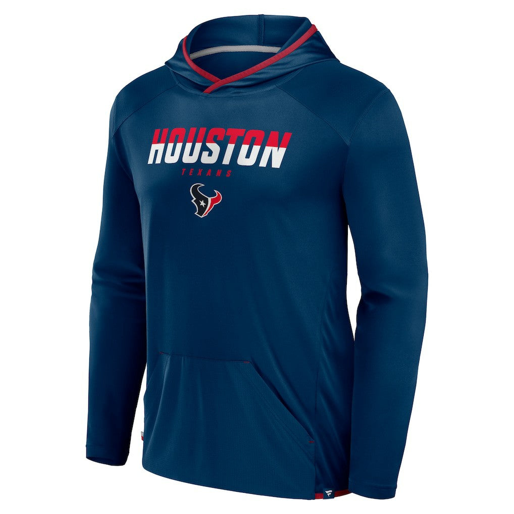 NFL Houston Texans Transitional Defender Hoodie Long Sleeve T-Shirt