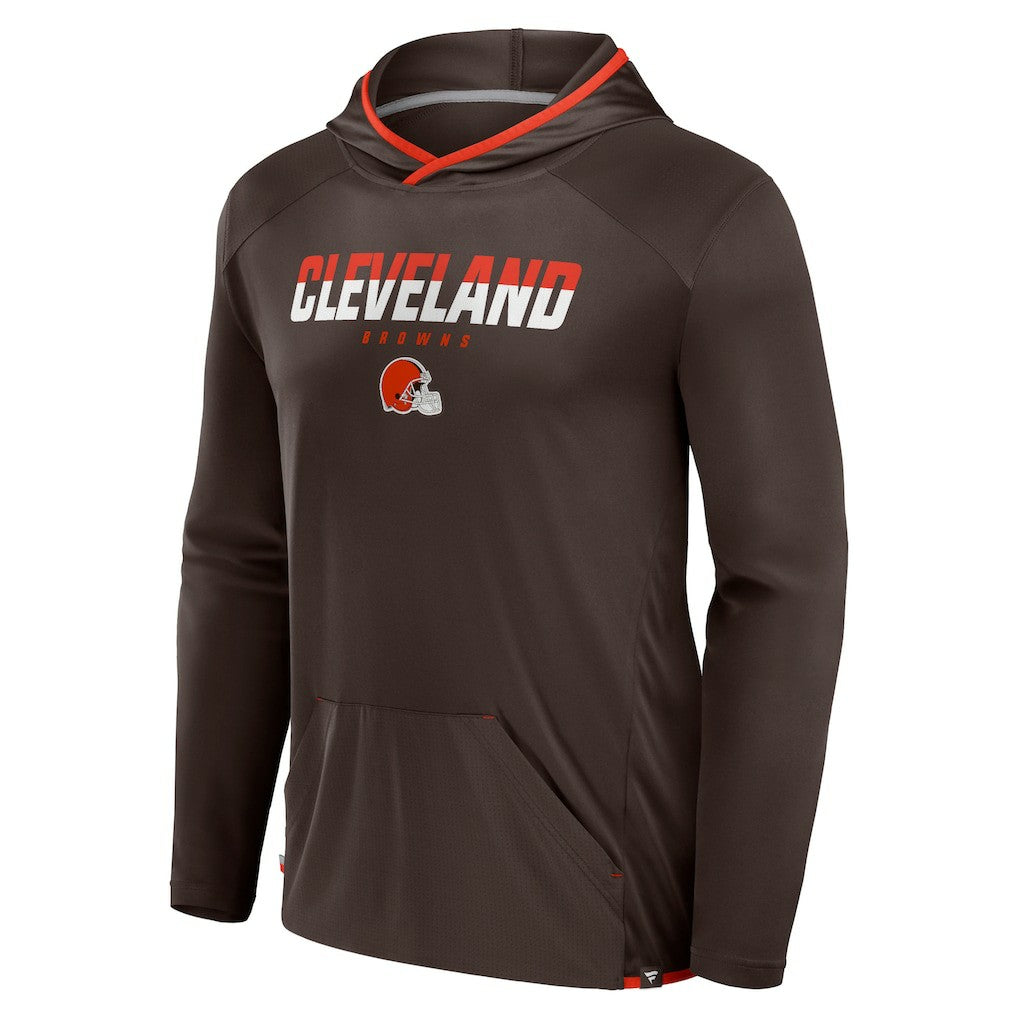 NFL Cleveland Browns Transitional Defender Hoodie Long Sleeve T-Shirt