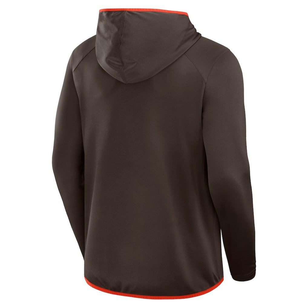 NFL Cleveland Browns Transitional Defender Hoodie Long Sleeve T-Shirt